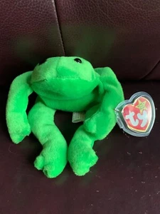 1993 "LEGS" Ty Beanie Baby FROG 4th Gen Tush/4th Gen Swing Tag - Picture 1 of 8