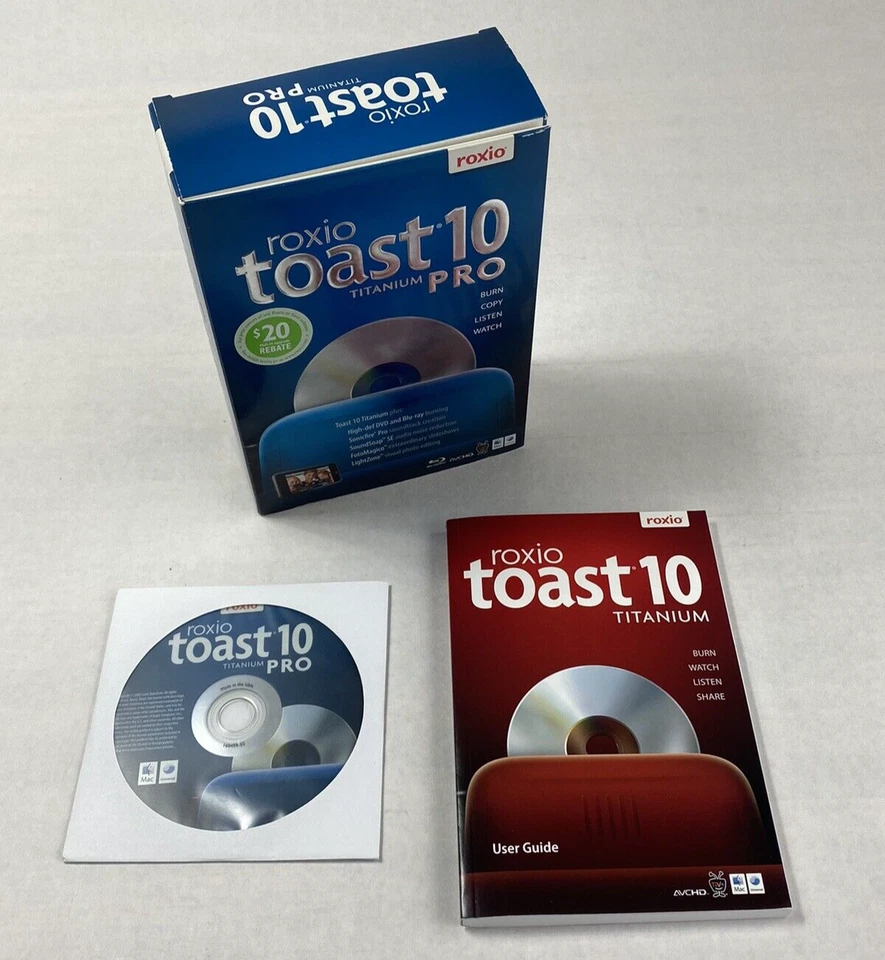 Open Box Roxio Toast 10 Titanium Pro For Mac - Image 1 of 4