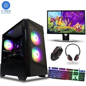 Intel Gaming PC Bundle i7 - 32GB RAM / 1TB + 120GB SDD / 2GB GT 1030 - Windows10 - Picture 1 of 9