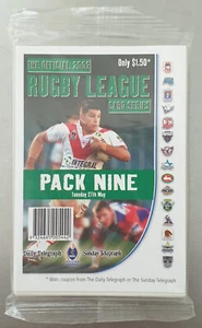 NRL Official 2003 Card Series Sealed PACK NINE Daily & Sunday Telegraph Telstra - Picture 1 of 2