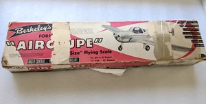 Berkeley's Forney AIRCOUPE King Size Control Line Balsa R/C Model Airplane Kit - Picture 1 of 9