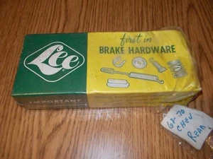 HERRAJES DE FRENO LEE 7019 DE COLECCIÓN 68-70 CHEV TRASERO - Imagen 1 de 2