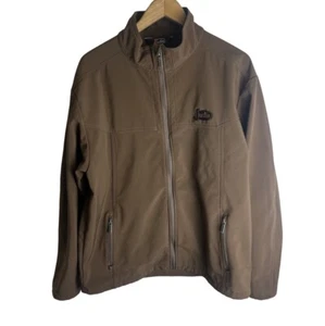Justin Boots Men’s Brown Softshell Jacket Size XL - Picture 1 of 5