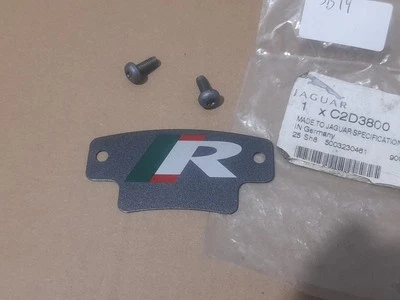 NUEVA PLACA PINZA FRENO TRASERO ORIGINAL JAGUAR XFR XJR X351 LOGOTIPO DE RENDIMIENTO R Foto 1 de 4
