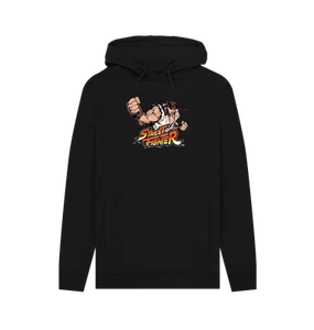 PREMIUM OFFICIAL Streetfighter Ryu Classic Graphic Black Hoodie - Picture 1 of 3