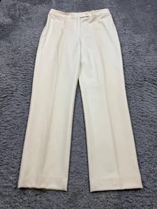 Carlisle Hose Damen 12 creme elfenbein Wolle entspannt gerade Karriere Freizeithose - Bild 1 von 9
