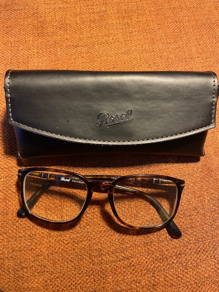 Auténticas Monturas de Media Gafas Persol Arco Iris Tortuga Hechas en Italia Foto 1 de 1