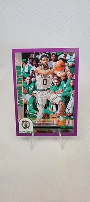 2022-23 Panini NBA Hoops - Hoops Tribute Jayson Tatum #286 Purple - Image 1 of 2