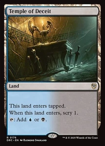 Temple of Deceit - Commander: Aetherdrift DRC- MTG - NM - Magic - 176 - Picture 1 of 1