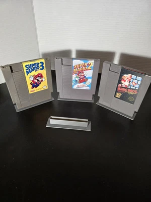 5x Soporte de Juego Pantalla para Cartucho NES Sistema de Entretenimiento Nintendo PACK DE 5 Foto 1 de 4