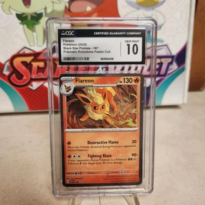 CGC 10 Flareon 167 Black Star Promo - Prismatic Evolutions - Pokemon - schneller Versand - Bild 1 von 2
