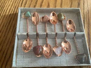 Royal Sable Copperwares Mini Löffel mit Steinen - Bild 1 von 3