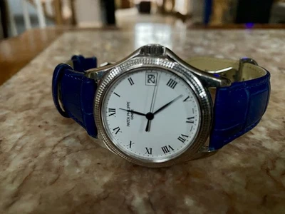 Patek Philippe ouro branco 18K Calatrava 5117G, 37mm - Imagem 1 de 4