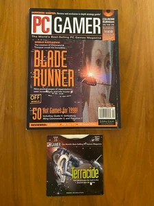 PC Gamer Magazine Sept 1997 Vol 4 No 9 Computer Games CD-Rom Disc Blade Runner - Picture 1 of 8