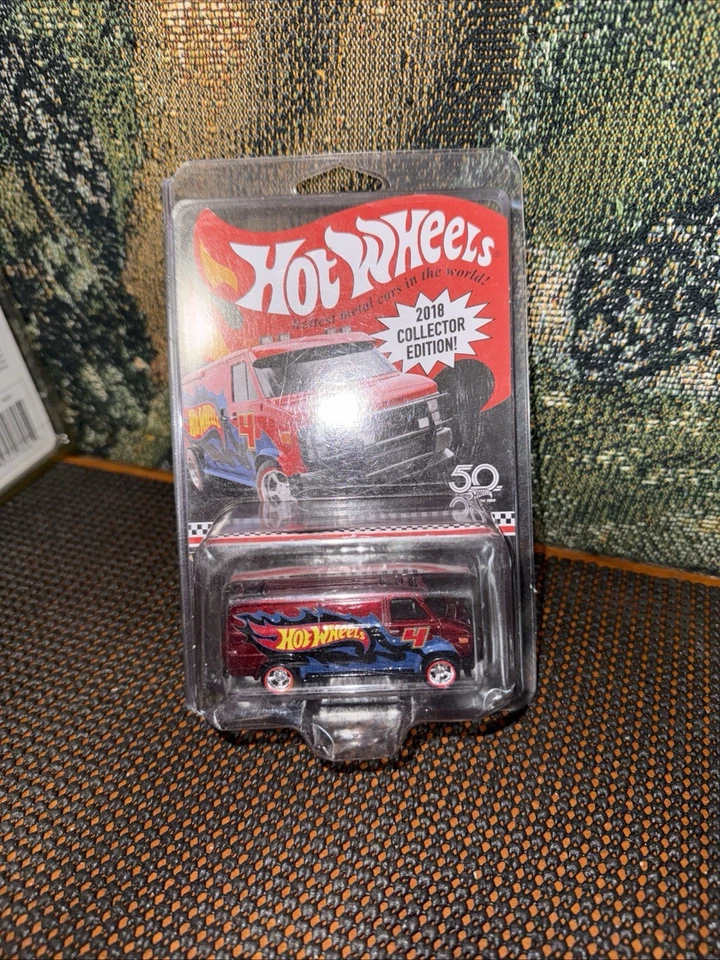 2018 Hot Wheels Custom GMC Panel Van redline real riders TARGET Mail in - Image 1 of 1