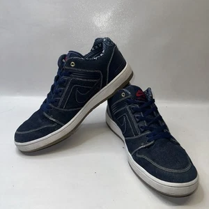RARE Size 14 HTF Denim Nike SB Air Force 2 Low Rivals Pack West AO0298-441 Mens - Picture 1 of 9