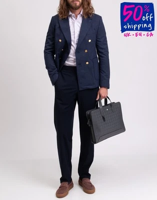 RRP €478 DANIELE ALESSANDRINI GREY Crepe Blazer Jacket IT48 US38 M Made in Italy - Image 1 of 4