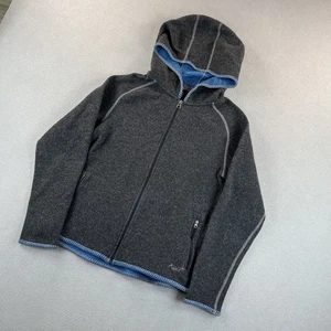 Chaqueta Kuhl Para Hombre Mediana Polar Cremallera Completa Con Capucha Mezcla de Lana Exterior Chianti Azul - Imagen 1 de 10