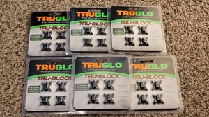 TruGlo Tru-Block String Silencers TG830BW Black New 6 Pack - Picture 1 of 2