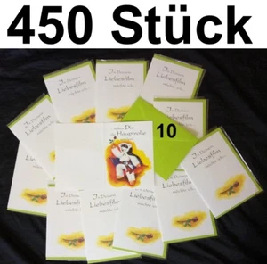 450 Cartes Postales Neuf Enveloppe Bobbl Étoiles Amour Amitié Avec - Bild 1 von 1