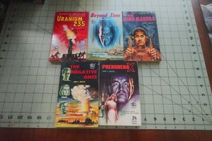 RARE BADGER BOOKS UK LOT 5 JOHN E. MULLER SCIENCE FICTION BKS 58 67 71 109 116 - Picture 1 of 3