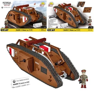 COBI 2995 Historical Collection Mark V (Male) no 9199 Panzer Klemmbaustein Set - Bild 1 von 11