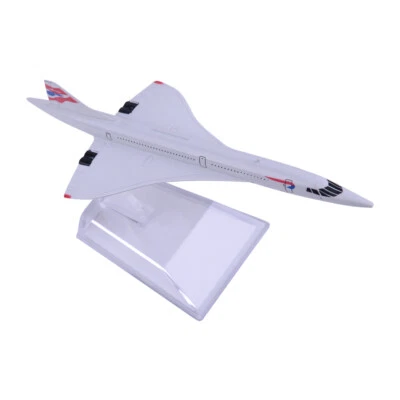 1:400 Airplane Plane Concorde G-BOAC Diecast Airlines Aircraft Model zw - Image 1 of 4