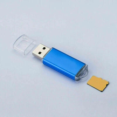 Portable USB 2.0 Adapter Micro SD SDHC Memory Card Reader / Writer Flash Drive - Image 1 of 4