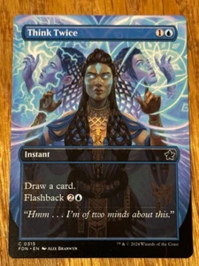 MTG Foundations, Think Twice - Borderless - Picture 1 of 1