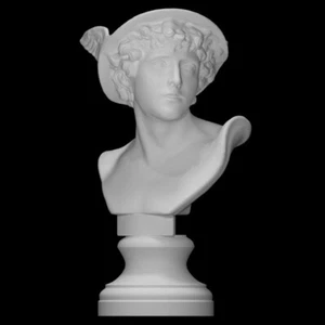 Statua Scultura Busto di Mercurio Arte Arredamento 30cm - Foto 1 di 1
