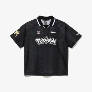 New Era Kids X Pokemon Cartoon Jersey T-shirt, Black (100% Authentic) - Picture 1 of 10