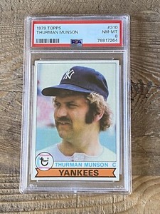 1979 Topps Baseball PSA 8 Thurman Munson Yankees