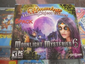Amazing Hidden Object Games Moonlight Mysteries 6 (PC Game) Brand New Sealed - Picture 1 of 1
