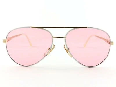 NUEVAS GAFAS DE SOL OMEGA BLANCAS ROSA AVIADOR VINTAGE AÑOS 80 HECHAS EN BELGIA Foto 1 de 4