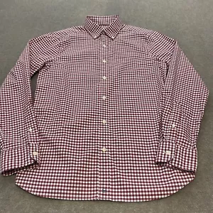 Vineyard Vines On The Go Performance Shirt Men S Gingham Plaid Brrr OTG Button - Picture 1 of 12
