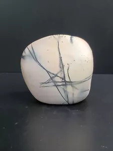 Richard Mahaffey Northwest Studio ceramica saggar cotto pietra raku scultura roccia - Foto 1 di 9