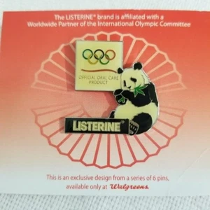 Neue Olympische Spiele Peking 2008 Listerine Walgreens Panda Pin - Bild 1 von 3
