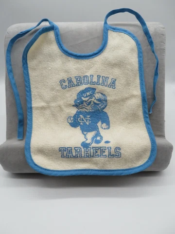 UNC Carolina Tar Heels Baby Bib with Mascot Picture Cover