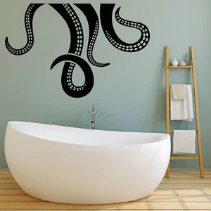 Vinyl Wall Decal Octopus Tentacles Sea Ocean Animal Nautical Stickers (4258ig) - Picture 1 of 3