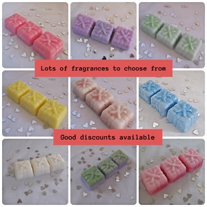 Very fragrant soy wax chunky parcel gift melts x3, lots of scents to choose from - Picture 1 of 27