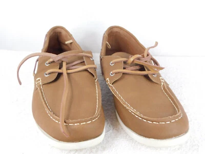 Gravatas de couro marrom marinho antigo tamanho 11 - Imagem 1 de 4