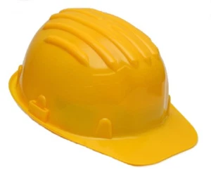 Unisex Schutzhelm Grafters Bauarbeiter Mütze Einheitsgröße gelb hochwertiges Polyethylen - Bild 1 von 1