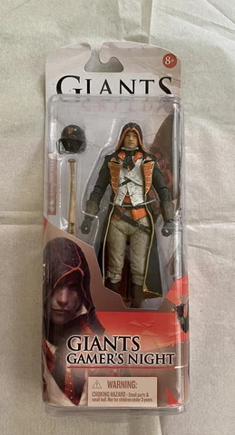 NIB San Francisco Giants Creed Action Figure MCFARLANE Gamers Night Assassin’s Cover