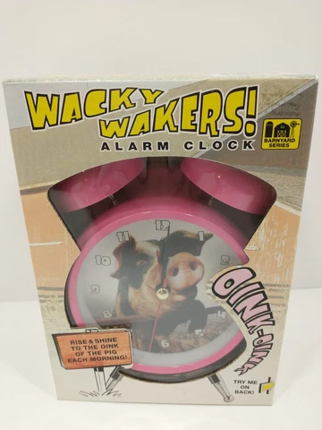 Wacky Wakers  pig alarm clock oink sound barnyard series Cover