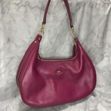 Coach shoulder bag good condition, Harley Hobo, grained leather, crescent moon