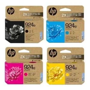Set HP Genuine 924E 4K0U0NA 4K0U7NA 4K0U8NA 4K0U9NA High Yiled PRO 8120 8130 - Picture 1 of 3