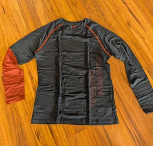 Ein schöner Fleck Erde - Langarm Merino Wollshirt - Draussen dahoam, Gr. L - Bild 1 von 3
