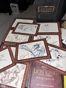 Libro de viaje y bocetos de colección de Walt Disney El Rey León edición especial - Imagen 1 de 20
