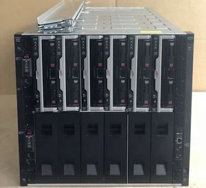 HPE Synergy 12000 6x 480 Gen9 384GB RAM 168 Cores 2x 40GB VC's Entry Level Frame - Picture 1 of 2
