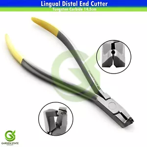 Dental Lingual Distal Cutter Ligature End Cutting Hard Wire TC Orthodontic Plier - Picture 1 of 3
